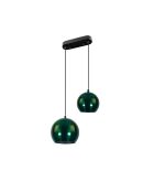 Orbıt-15-20-16300-D groene kroonluchter -H.40 tot 105 cm