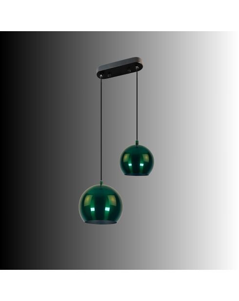 Orbıt-15-20-16300-D groene kroonluchter -H.40 tot 105 cm