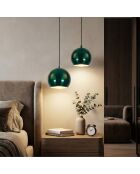 Orbıt-15-20-16300-D groene kroonluchter -H.40 tot 105 cm