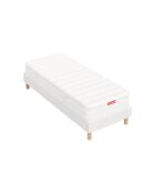 Pacchetto materasso HIVORY 20cm + base bianca - 90x190cm