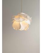 Lustre MOD0007 blanc -H.105-110 cm