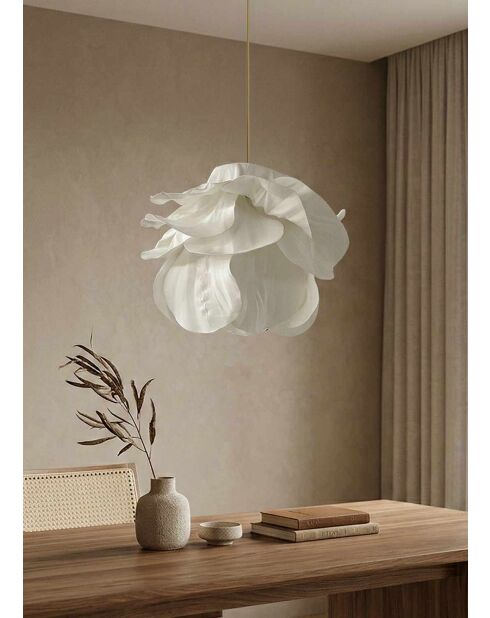 Lustre MOD0007 blanc -H.105-110 cm