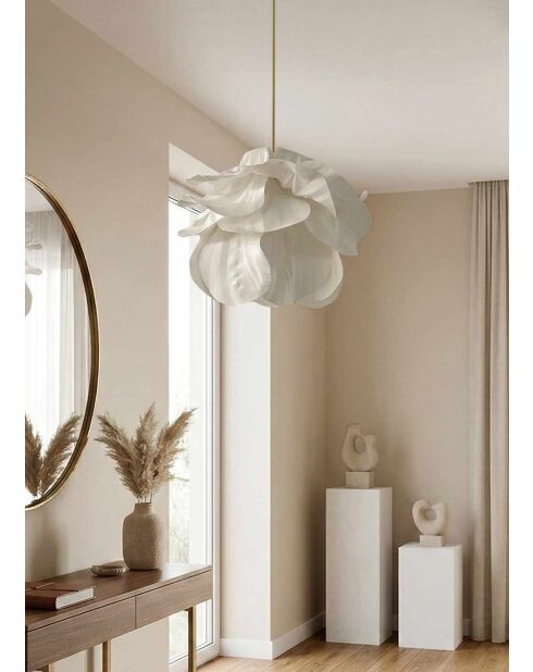 Lustre MOD0007 blanc -H.105-110 cm