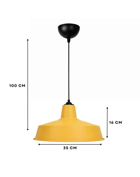 Lámpara 242628 amarilla - H.100 cm