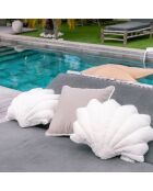 Coussin coquillage CS3 blanc - 70x55x15cm