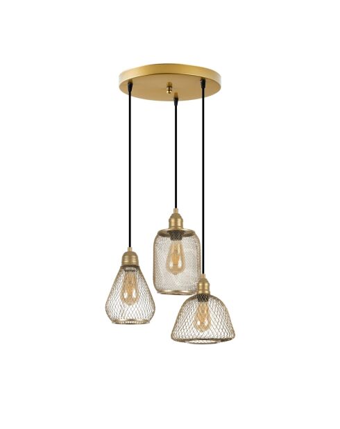 Berk-16401-2 goldener Kronleuchter-55 x 55 x 130 cm