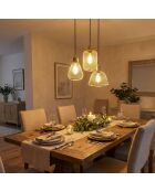 Berk-16401-2 goldener Kronleuchter-55 x 55 x 130 cm