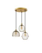 Berk-16401-1 vergoldeter Kronleuchter-55 x 55 x 130 cm