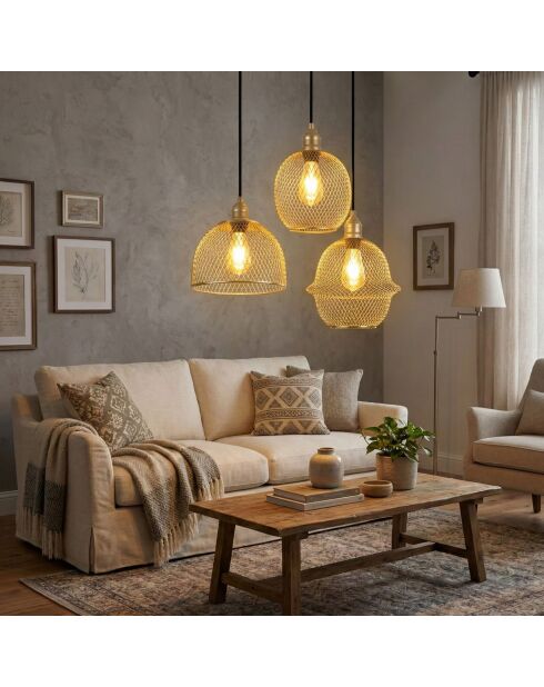 Berk-16401-1 vergoldeter Kronleuchter-55 x 55 x 130 cm