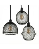 Kronleuchter Berk-16401-1-A schwarz-55 x 55 x 130 cm