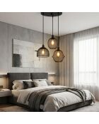 Kronleuchter Berk-16401-1-A schwarz-55 x 55 x 130 cm