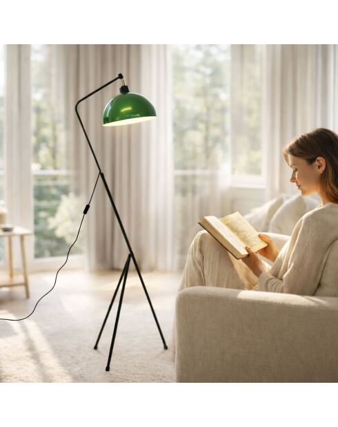 Stehleuchte 242445 grün/schwarz -H.150 cm