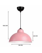 Lámpara 242641 rosa - H.100 cm