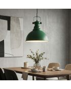 Kure-30-3710-C grüner Kronleuchter -H.40 bis 90 cm