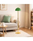 Stehleuchte 242399 goldgrün -H.140 cm