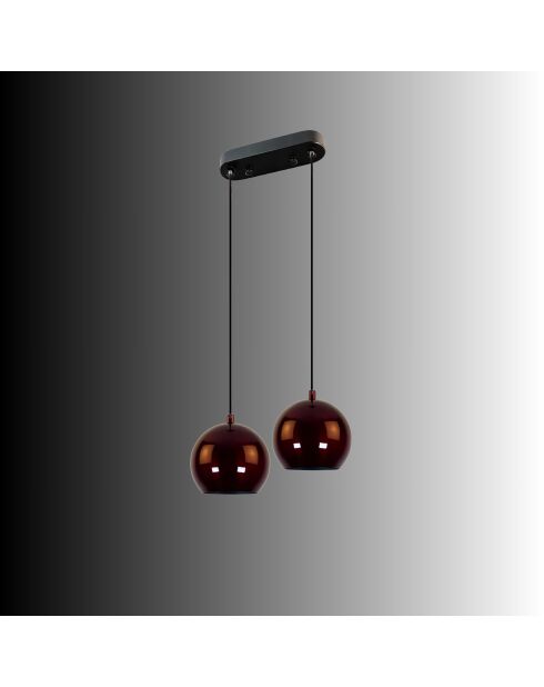 Orbıt-15-16300-E Bordeaux kroonluchter -H.35 tot 100 cm