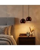 Orbıt-15-16300-E Bordeaux kroonluchter -H.35 tot 100 cm