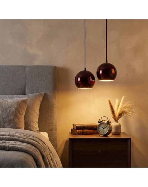 Orbıt-15-16300-E Bordeaux kroonluchter -H.35 tot 100 cm