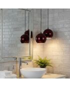 Orbıt-15-16300-E Bordeaux kroonluchter -H.35 tot 100 cm