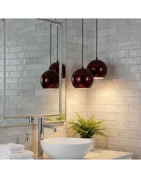 Orbıt-15-16300-E Bordeaux kroonluchter -H.35 tot 100 cm