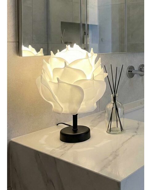 MAG0003 wit/zwarte tafellamp -H.30 cm