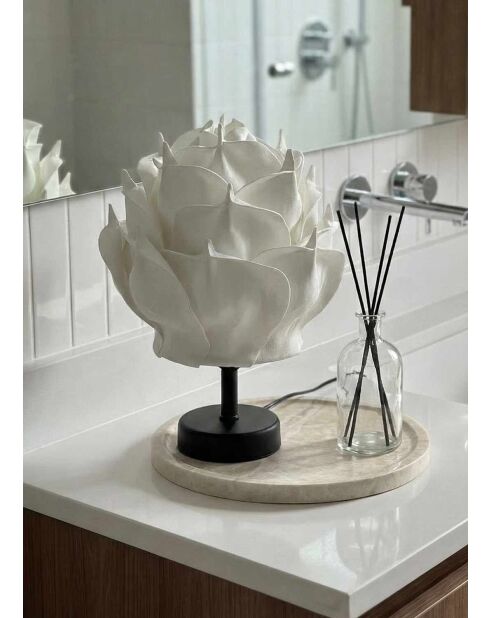 MAG0003 wit/zwarte tafellamp -H.30 cm