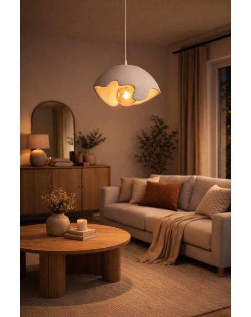 Lámpara Bubby - blanca - H.35 a 120 cm