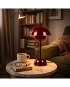 Lámpara de mesa Eylul-15681-E Burgundy-E, 20 x 20 x 40 cm