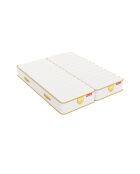 Set aus 2 HGOLD TWINS-Matratzen, 25 cm, zusammensteckbar, goldweiße Taschenfedern — 80 x 200 cm