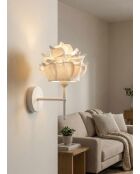 APG0005 weiße Wandleuchte -H.40 cm