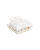 Pack HGOLD Matratze 30cm 140x190cm +2 Kissen 60x40cm +1 Bettdecke 200x200cm weiß