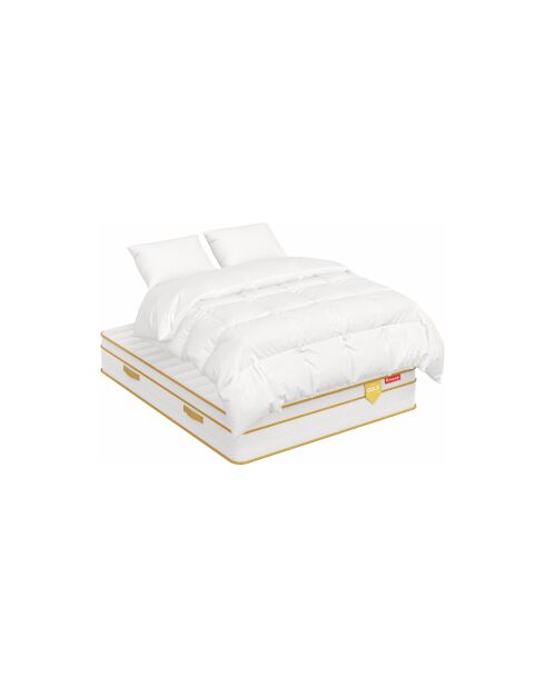 Pack HGOLD Matratze 30cm 140x190cm +2 Kissen 60x40cm +1 Bettdecke 200x200cm weiß