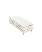 Pack Matelas HGOLD 25cm + sommier blanc - 90x190cm