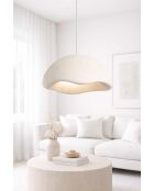 Lustre LM-01-BBYBT4 crème -H.35 à 120 cm