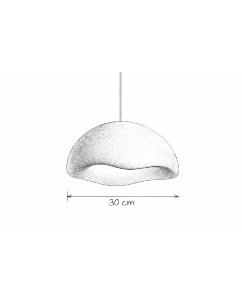 Lustre LM-01-BBYBT4 crème -H.35 à 120 cm