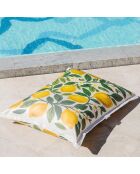 Rechteckiger Sitzsack mit „Citron“ -Aufdruck - 160x130cm