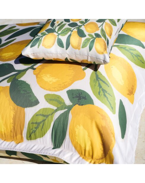 Rechteckiger Sitzsack mit „Citron“ -Aufdruck - 160x130cm