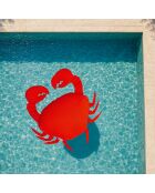 Sitzpuff XL Krabbe C4 rot - 120x110x35cm