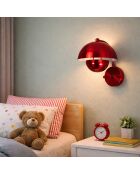 Eylul-15683-B lampada da parete rossa -23 x 25 x 20 cm