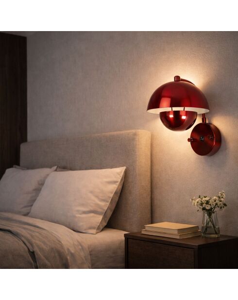 Eylul-15683-B lampada da parete rossa -23 x 25 x 20 cm