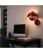 Eylul-15683-B lampada da parete rossa -23 x 25 x 20 cm