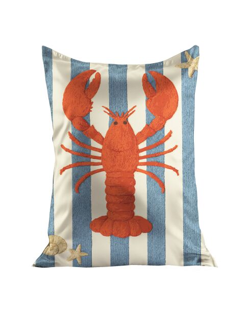 Rechteckiger Sitzsack mit „Lobster“ -Aufdruck — 160x130cm