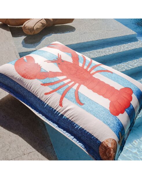 Rechteckiger Sitzsack mit „Lobster“ -Aufdruck — 160x130cm