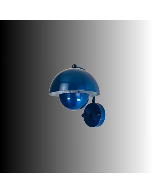 Eylul-15683-C lampada da parete blu -23 x 25 x 20 cm