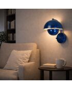 Eylul-15683-C lampada da parete blu -23 x 25 x 20 cm