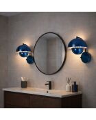 Eylul-15683-C lampada da parete blu -23 x 25 x 20 cm