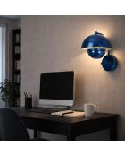 Eylul-15683-C lampada da parete blu -23 x 25 x 20 cm