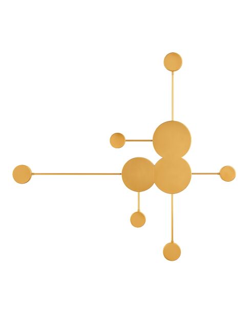 Ledos-15542-A lampada da parete dorata -117 x 108 x 5 cm