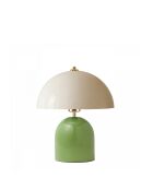 Tafellamp 242387 crème mint -H.32 cm