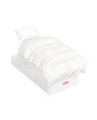 Paquete de colchones HIVORY de 20 cm, 90 x 200 cm, almohada de 60 x 40 cm y 1 edredón de 140 x 200 cm, color blanco